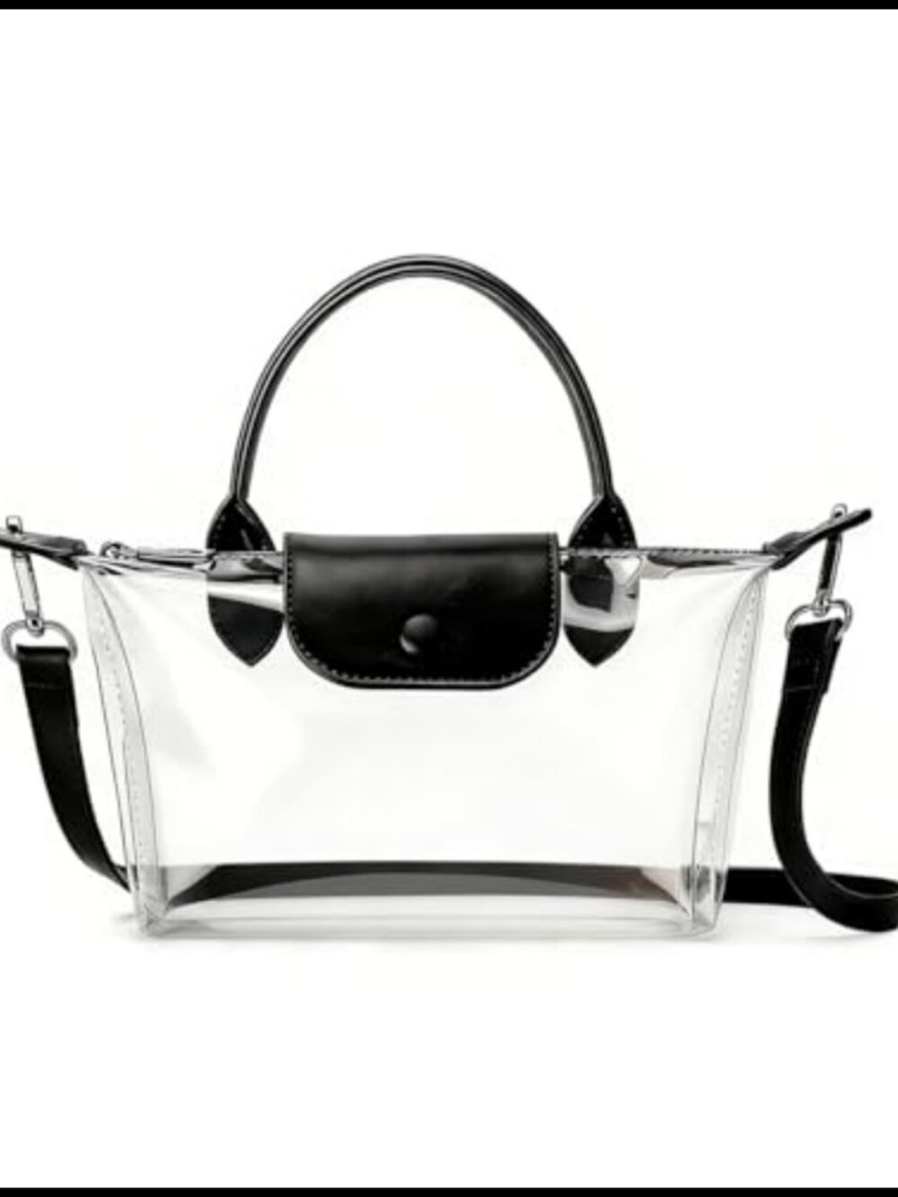 Clear TPU Crossbody Bag Stadium Approved Waterproof Concert Purse